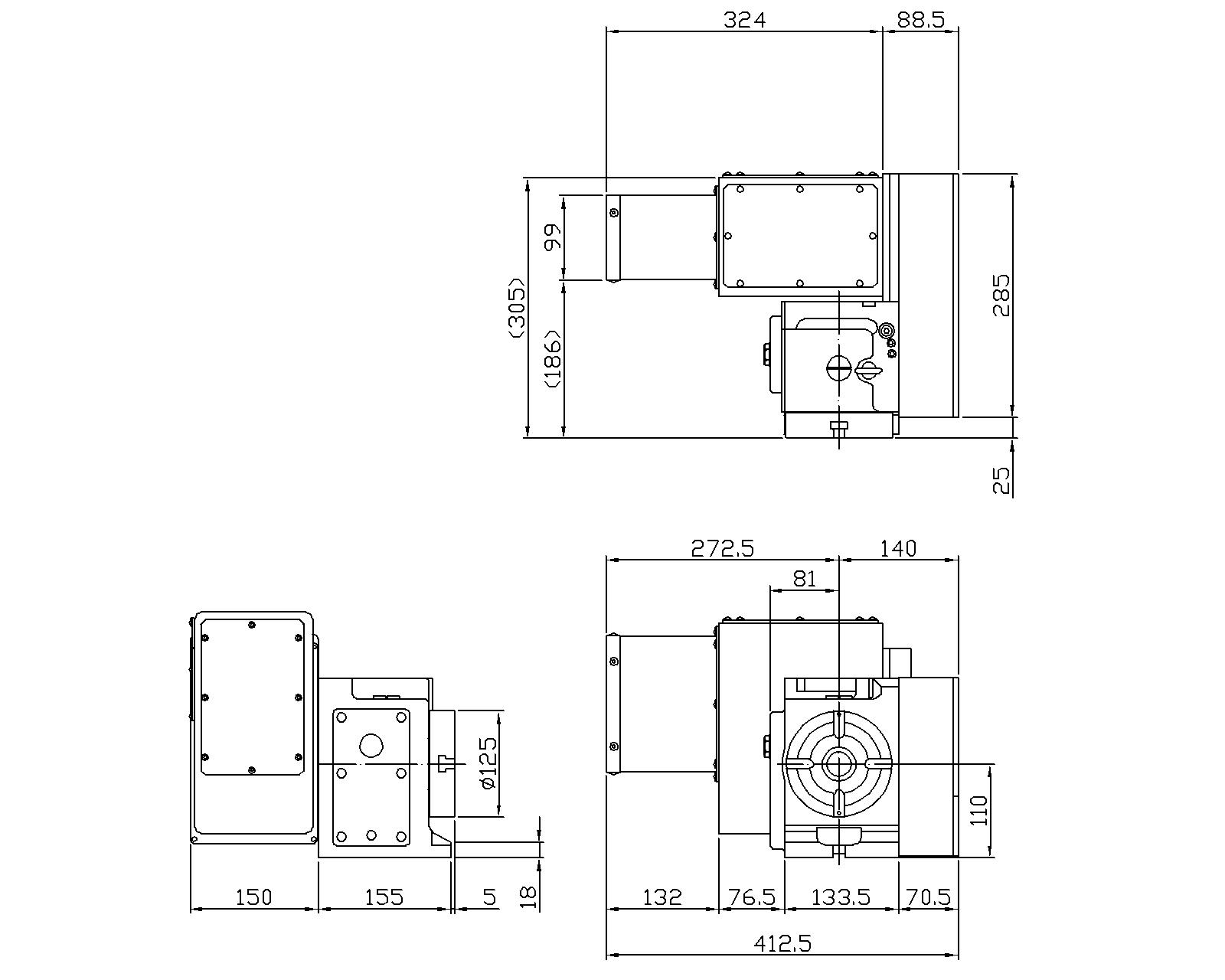 电脑数控分度盘