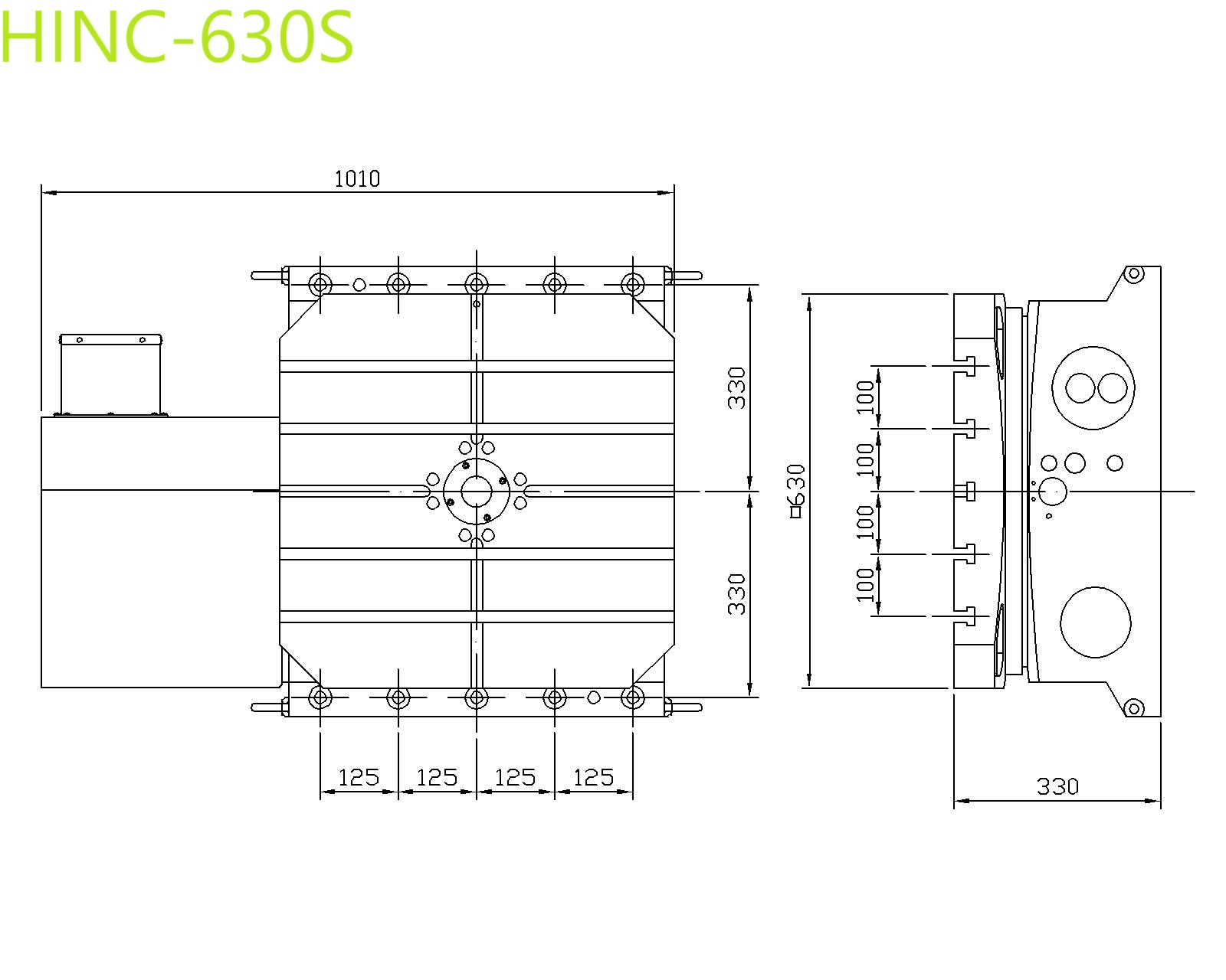 电脑数控齿式分度盘